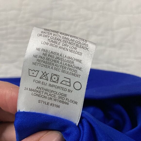 Anthropologies Hutch Cobalt Blue Pocketed Mini Skirt size XS - Picture 5 of 9